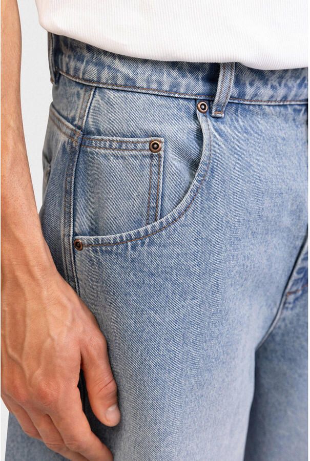 Redefined Rebel baggy short light blue denim - Foto 2