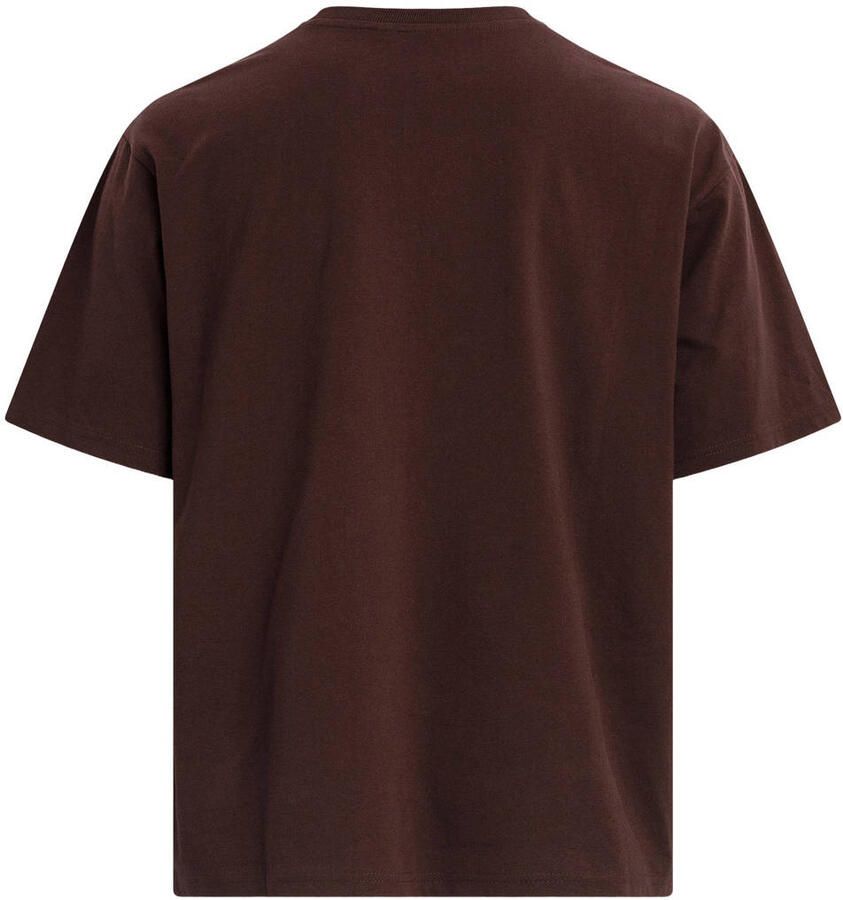 Redefined Rebel boxy T-shirt donkerbruin - Foto 2