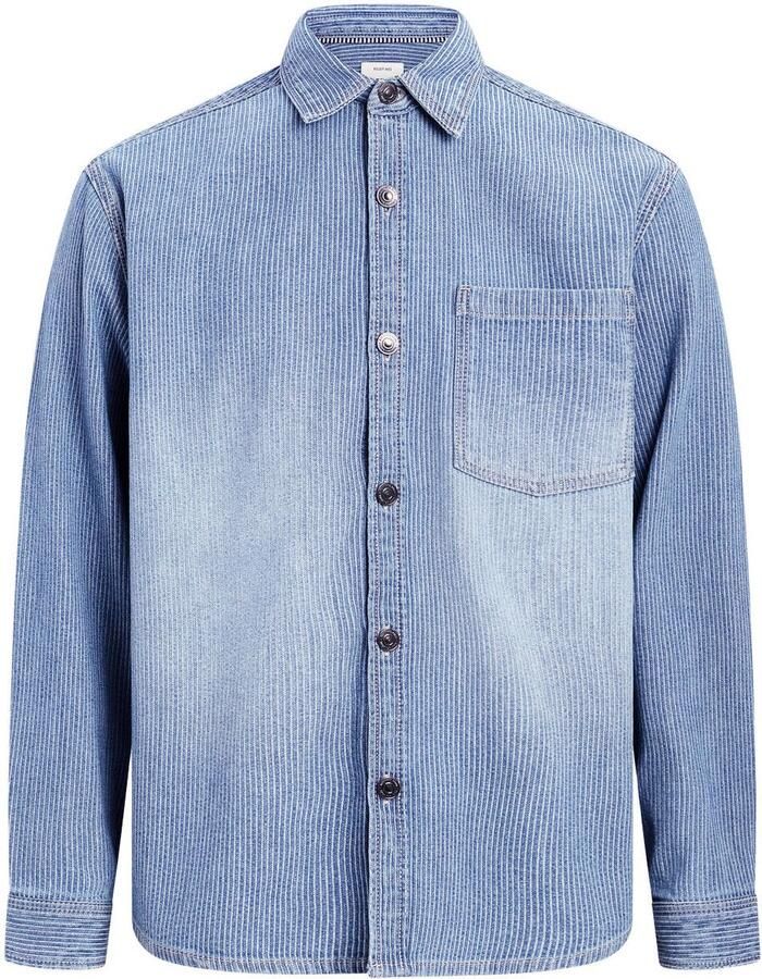 Redefined Rebel denim loose fit overhemd lichtblauw - Foto 2