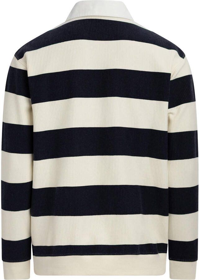 Redefined Rebel gestreepte sweater donkerblauw - Foto 2