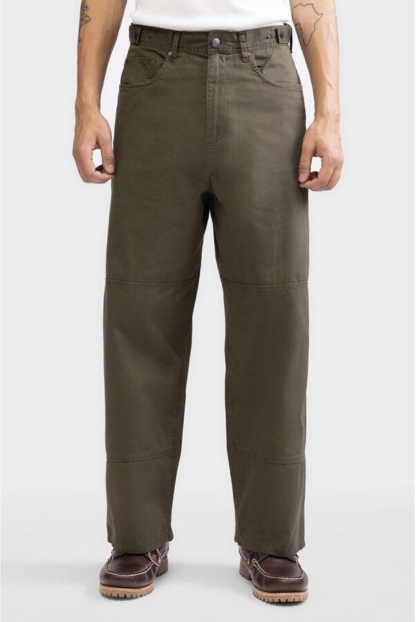 Redefined Rebel loose casual broek donkergroen