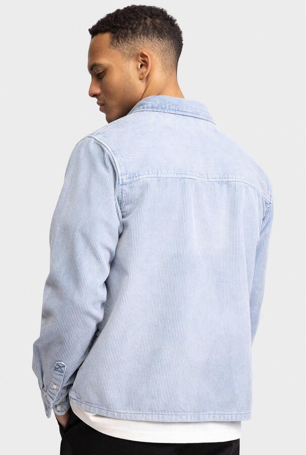 Redefined Rebel loose fit corduroy overshirt ashley blue - Foto 2