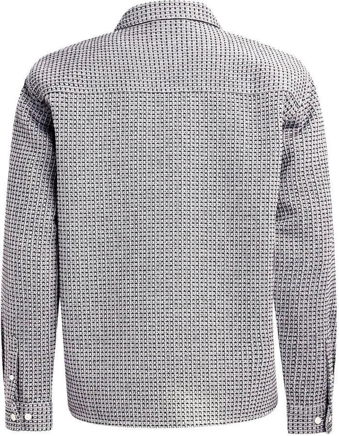 Redefined Rebel overshirt met textuur grijs - Foto 2