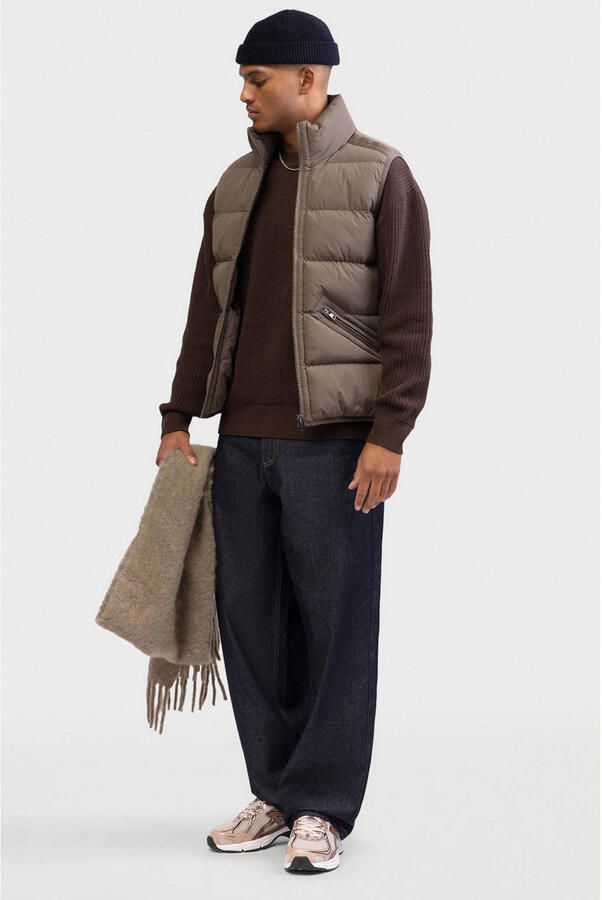 Redefined Rebel quilted bodywarmer bruin