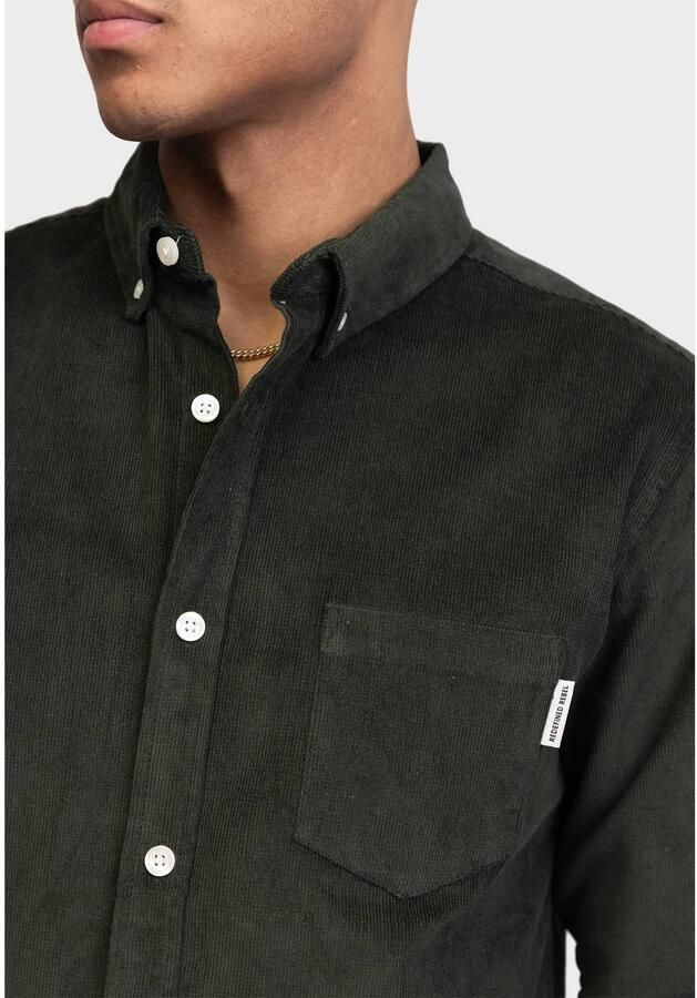 Redefined Rebel regular fit casual overhemd antraciet - Foto 2