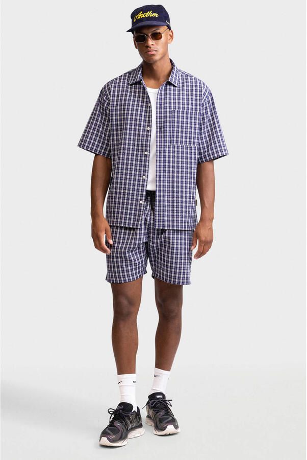 Redefined Rebel relaxed casual short donkerblauw - Foto 3