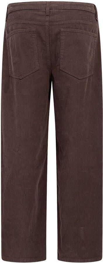 Redefined Rebel RRAndrew corduroy baggy casual broek bruin - Foto 3