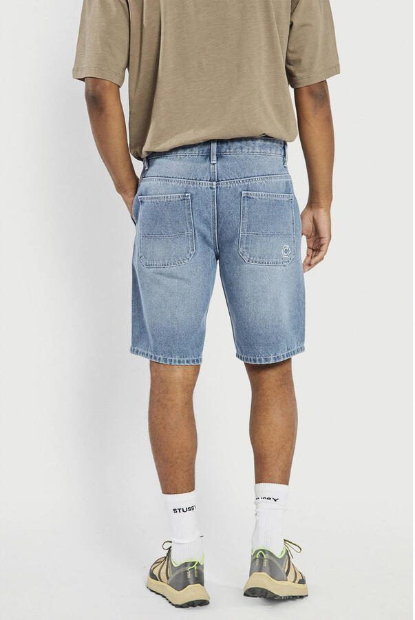 Redefined Rebel RRAsher denim loose short light blue denim - Foto 2