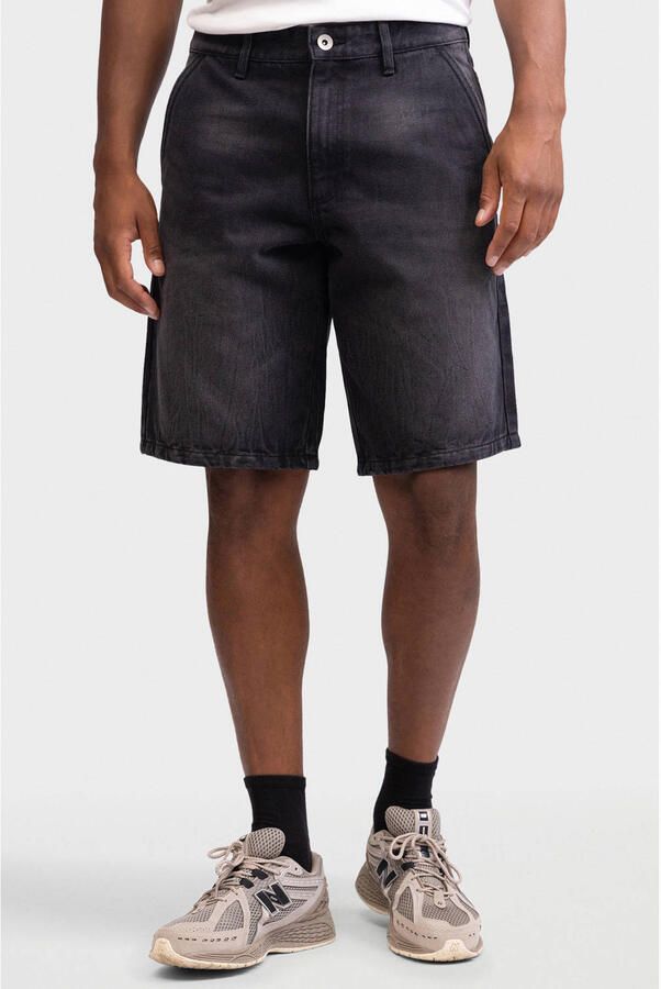 Redefined Rebel RRAsher denim short zwart