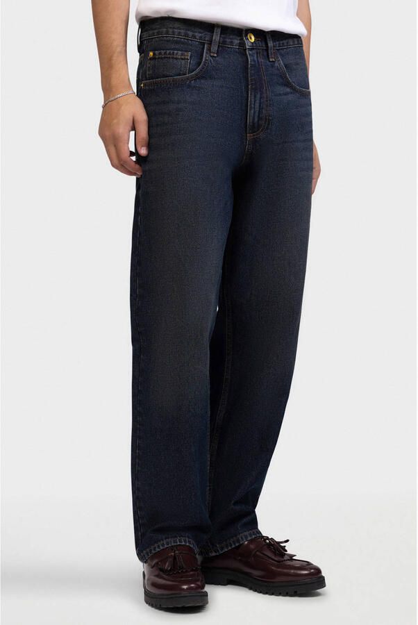 Redefined Rebel RRBrooklyn straight leg jeans blauw - Foto 3