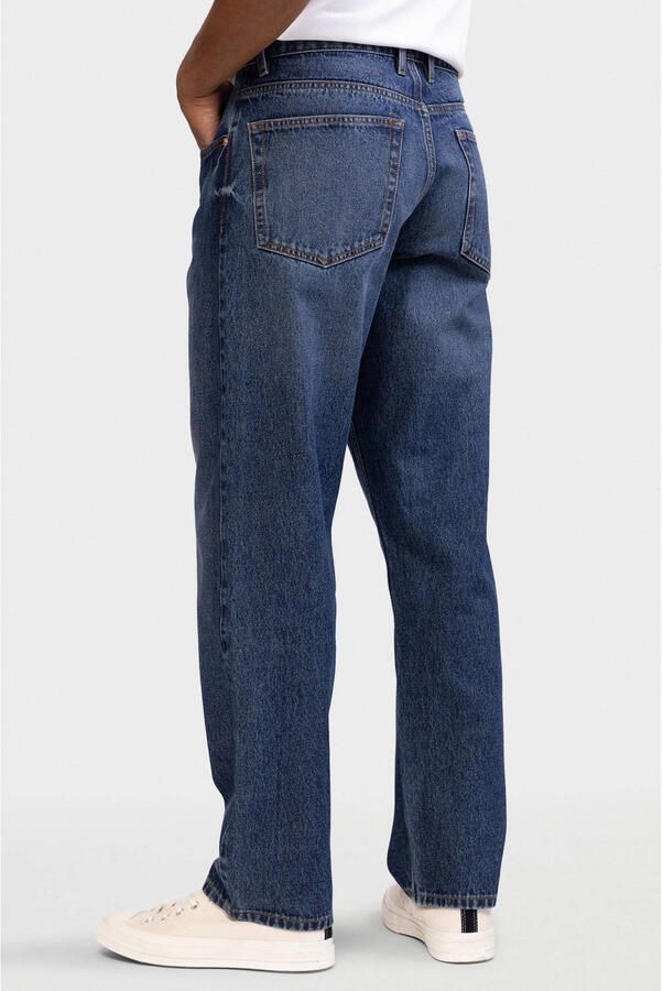 Redefined Rebel RRBrooklyn straight leg jeans donkerblauw - Foto 3