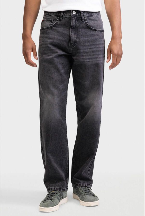 Redefined Rebel RRBrooklyn straight leg jeans grijs