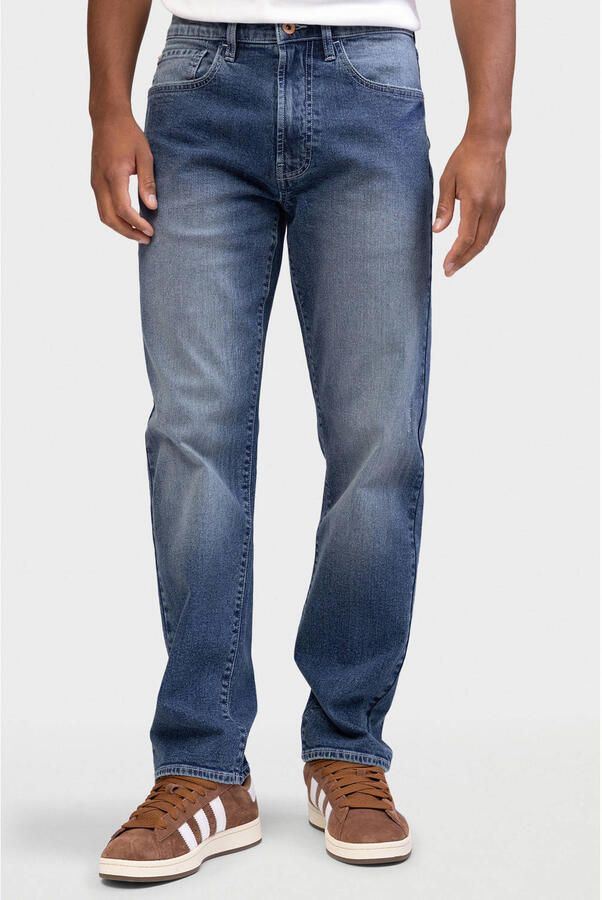 Redefined Rebel RRMadison straight leg jeans donkerblauw