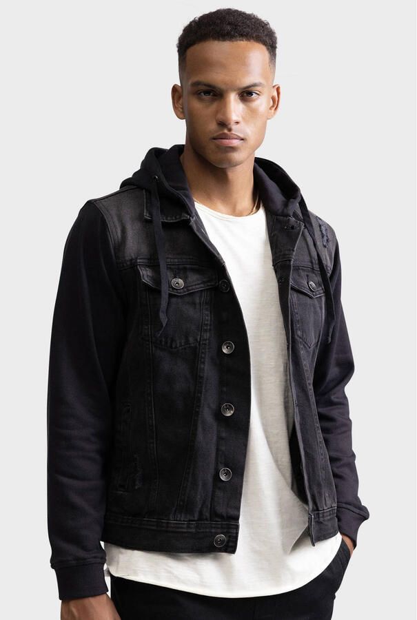 Redefined Rebel spijkerjas zwart
