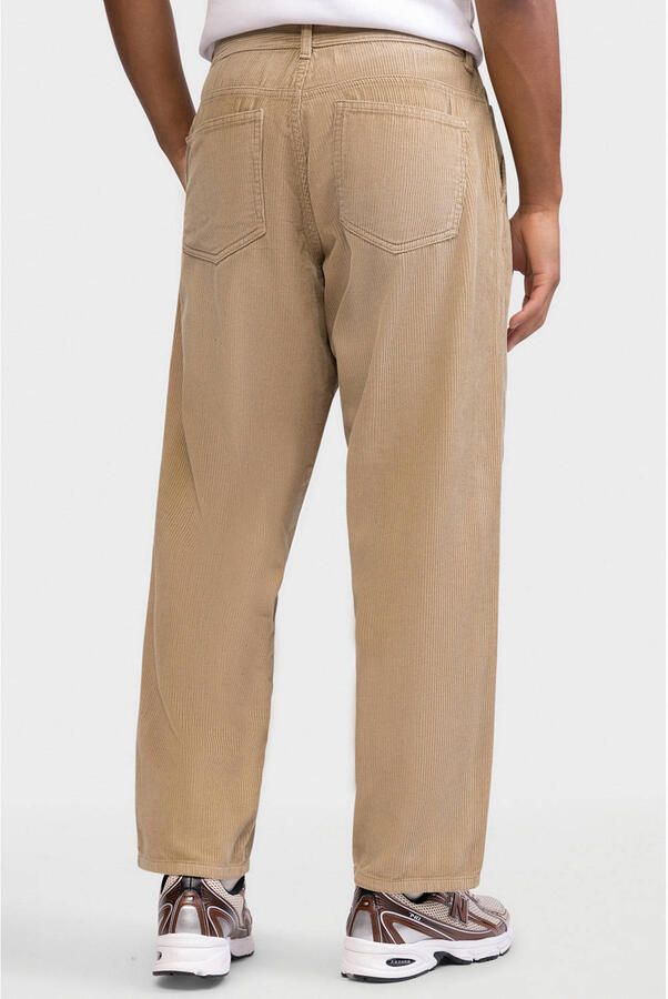 Redefined Rebel straight leg casual corduroy broek bruin - Foto 3