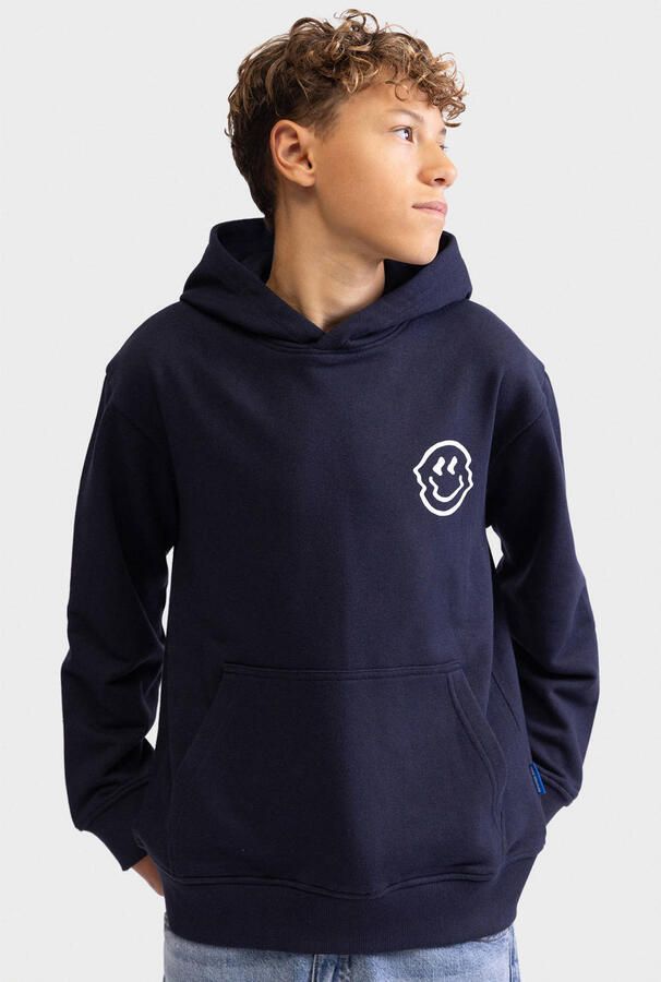 Redefined Rebel sweater met backprint donkerblauw