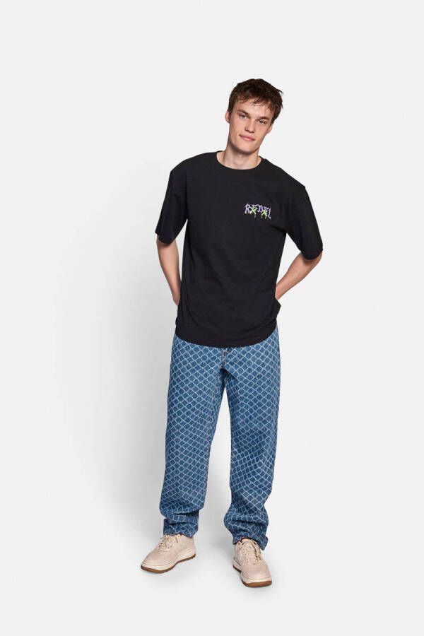 Redefined Rebel T-shirt RRDawson met backprint black