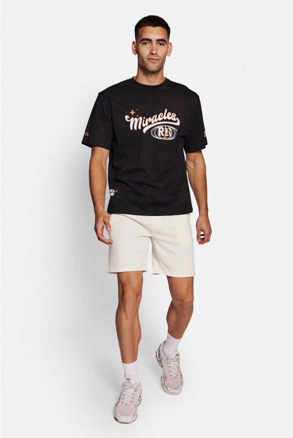 Redefined Rebel T-shirt RRSago met backprint zwart