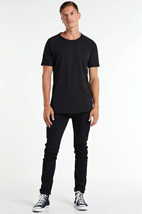 Redefined Rebel T-shirt met geribde ronde hals model 'KAS'