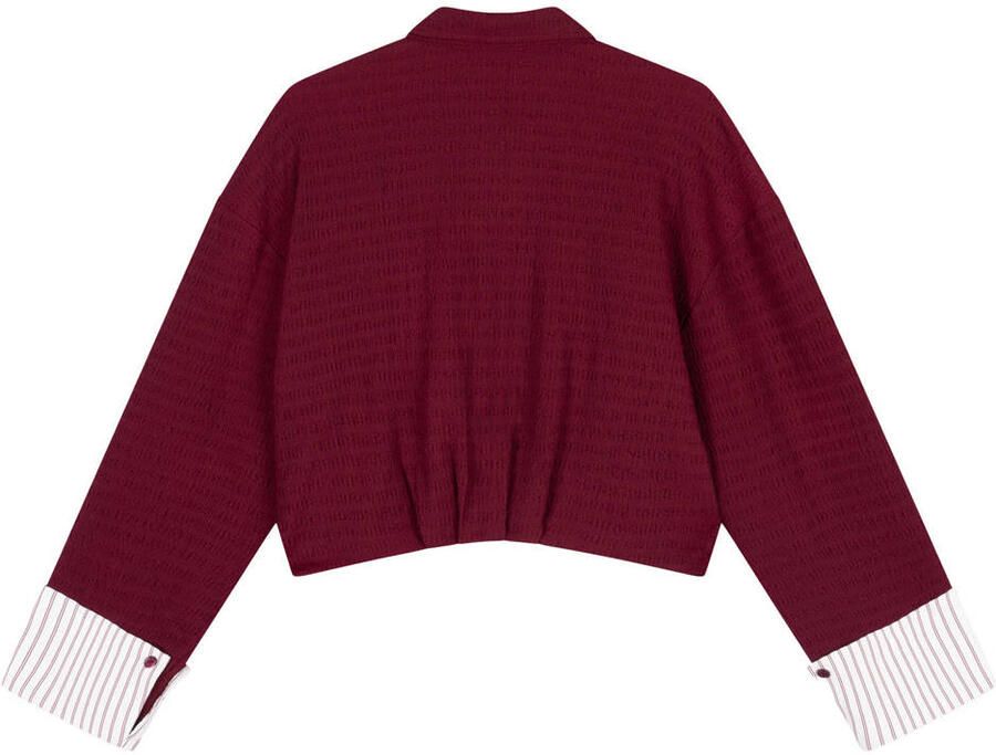 REFINED DEPARTMENT Dames Blouses Lyloe Bordeaux - Foto 5