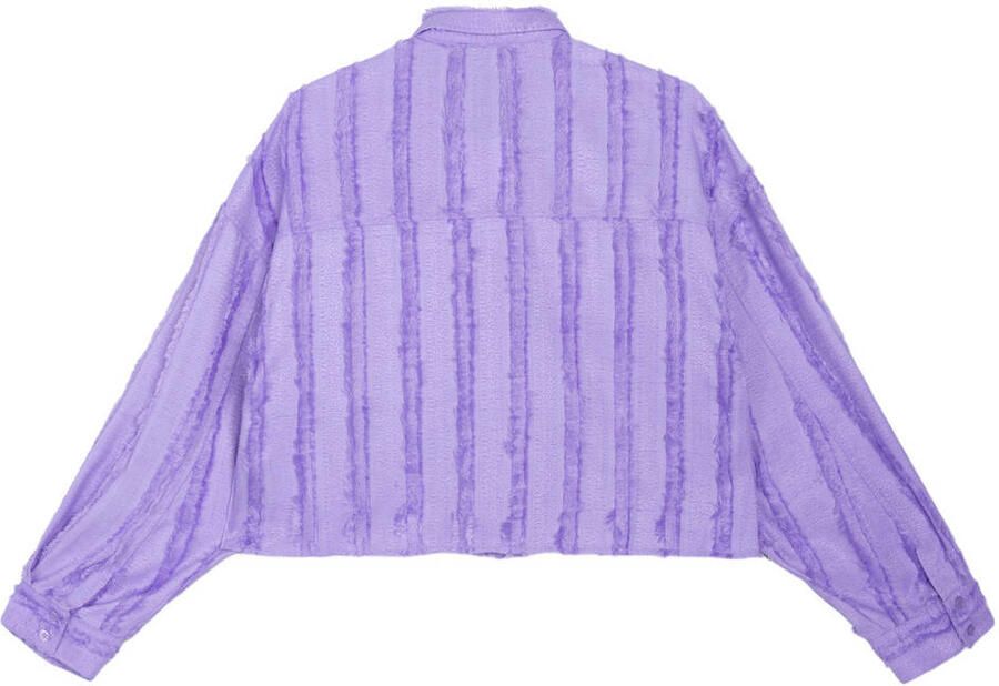 REFINED DEPARTMENT Dames Blouses Saden Paars - Foto 5