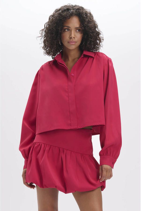 REFINED DEPARTMENT Dames Blouses Myra Fuchsia - Foto 5