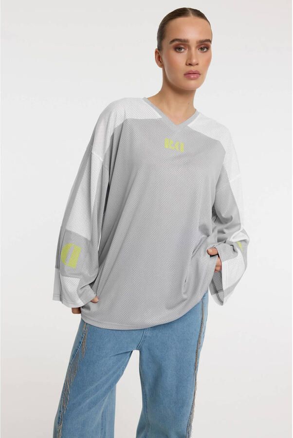 REFINED DEPARTMENT Dames Tops & T-shirts Yeady Grijs - Foto 5