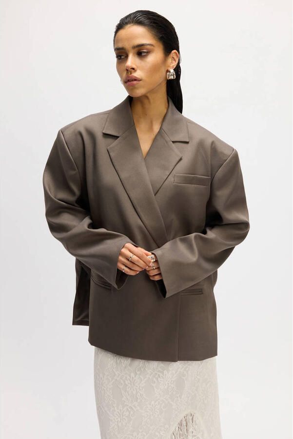 REFINED DEPARTMENT Dames Blazers Adele Antraciet - Foto 5