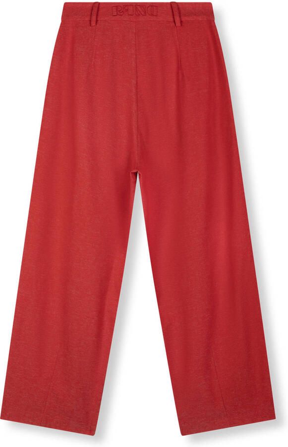 Refined Department straight regular waist broek koraalrood - Foto 2