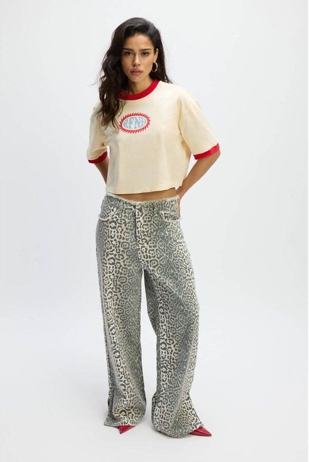 Refined Department Marlow T-shirt Beige Dames - Foto 2