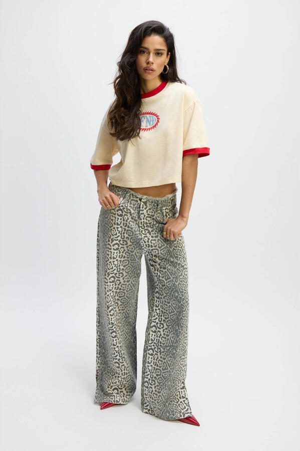 Refined Department Marlow T-shirt Beige Dames - Foto 3