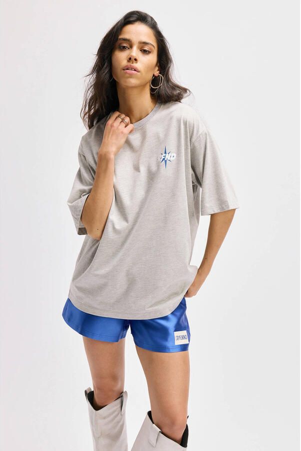 REFINED DEPARTMENT Dames Tops & T-shirts Maggy Grijs - Foto 6