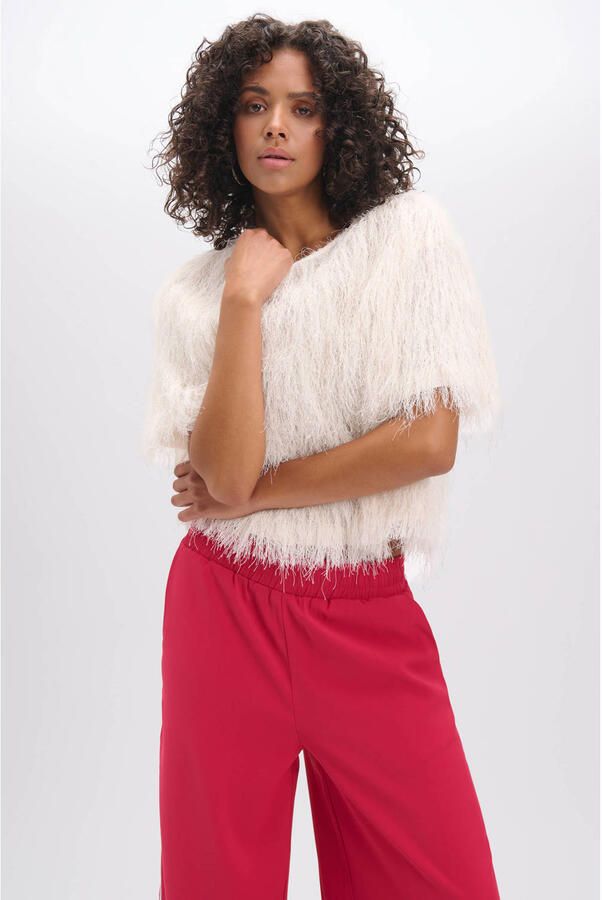 REFINED DEPARTMENT Dames Blouses Fayenna Gebroken Wit - Foto 5