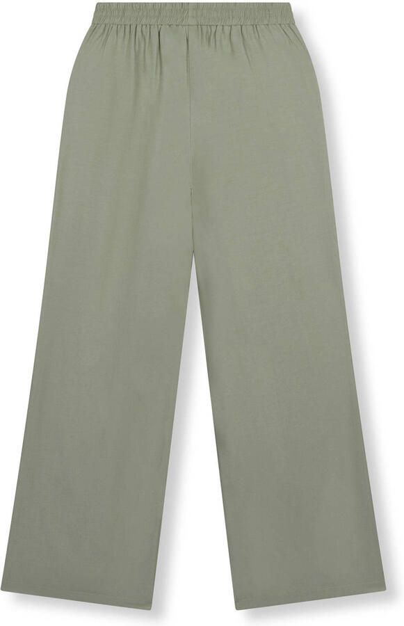 Refined Department wide leg broek groen - Foto 3