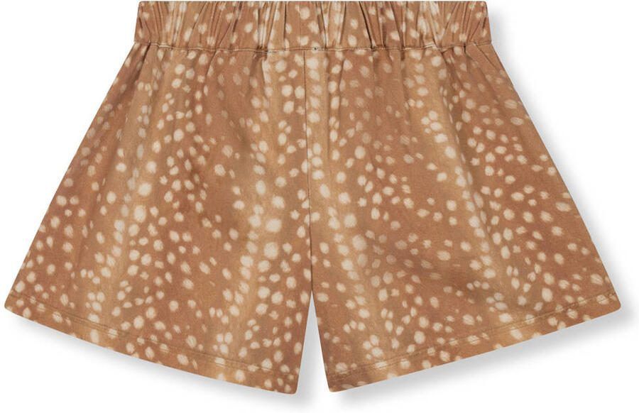 REFINED DEPARTMENT Dames Broeken Ladies Woven A-line Wide Bambi Shorts Cindy Bruin - Foto 6