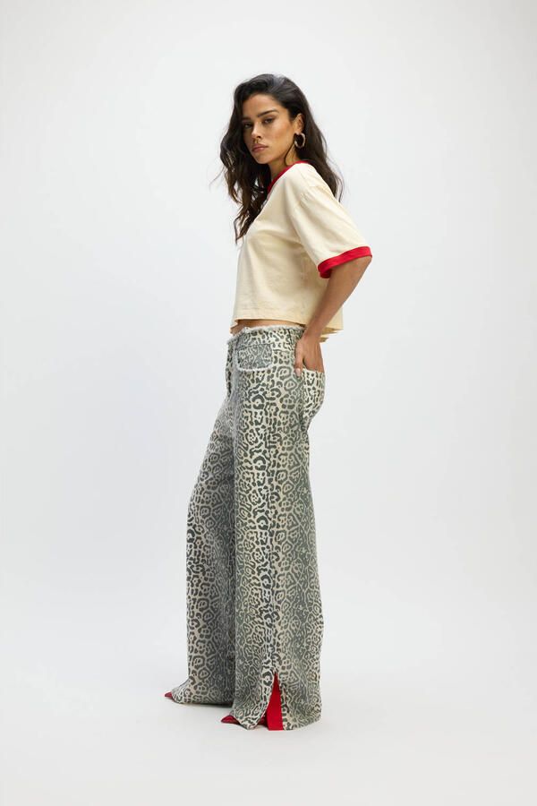 REFINED DEPARTMENT Dames Jeans Harvey Beige - Foto 6