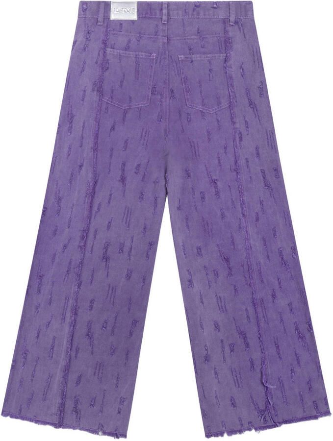 Refined Department wide leg jeans paars - Foto 2