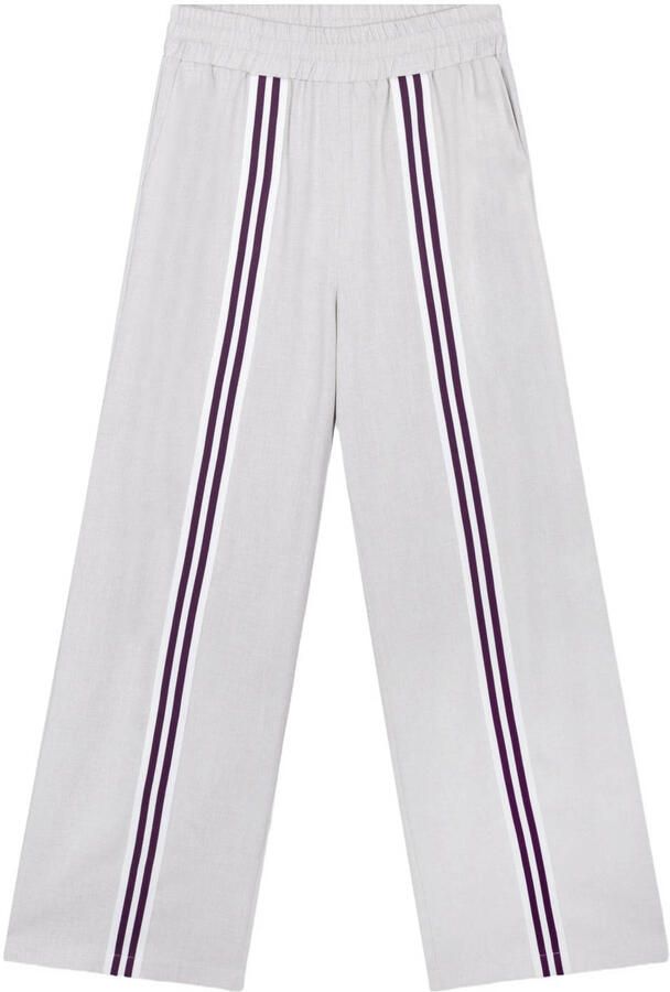 Refined Department wide leg regular waist broek ecru - Foto 6