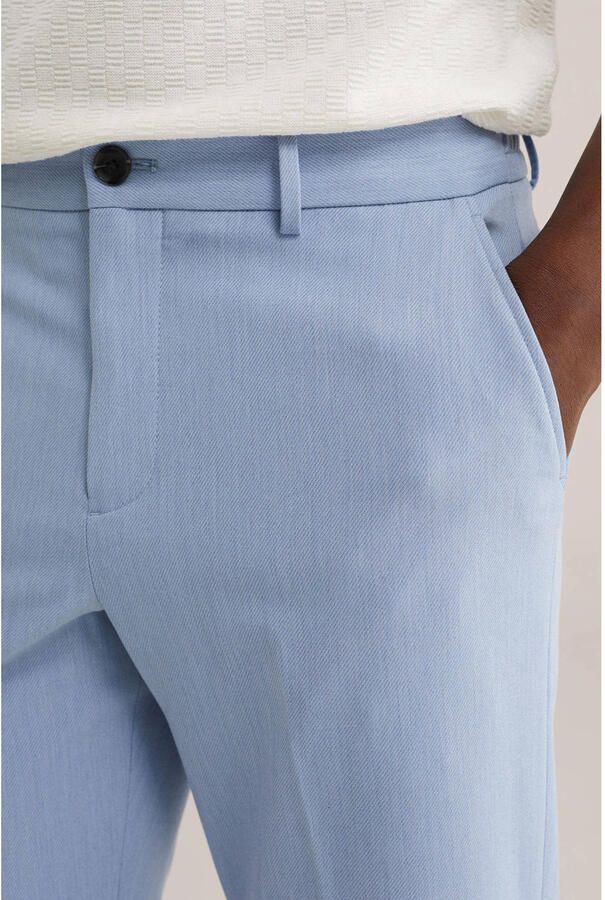 Regular pantalon lichtblauw - Foto 2
