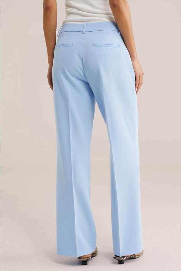Regular waist pantalon lichtblauw - Foto 2