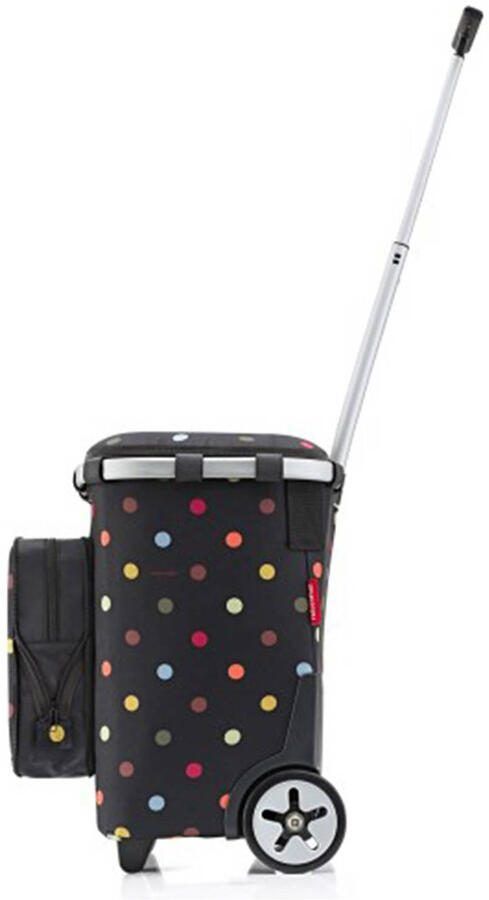 Reisenthel boodschappentrolley Carrycruiser Plus met stippen zwart