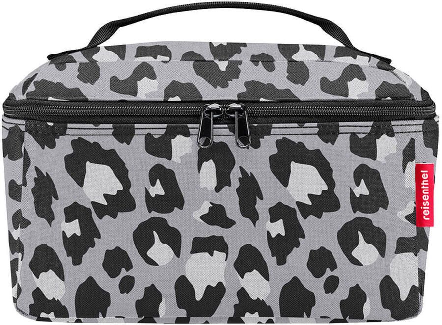 Reisenthel toilettas Travelling Beautycase met panterprint grijs