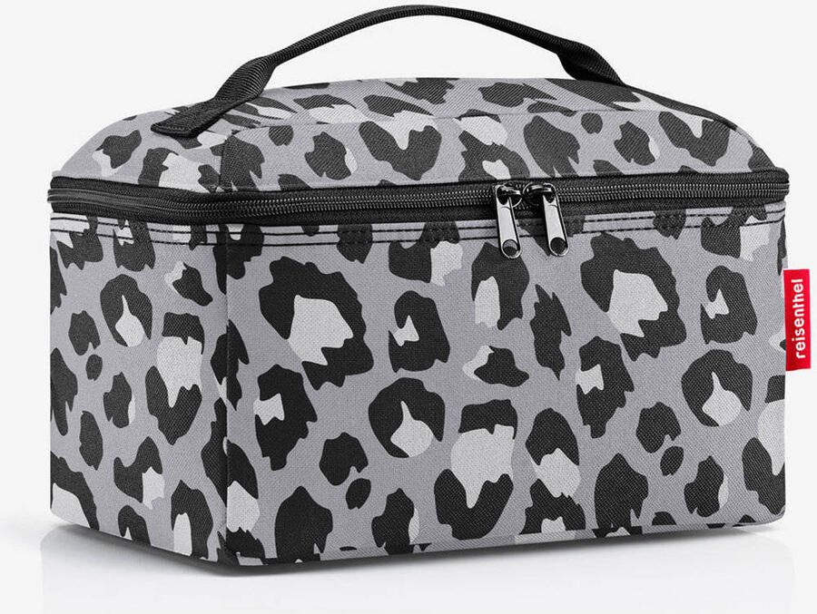 Reisenthel toilettas Travelling Beautycase met panterprint grijs - Foto 3