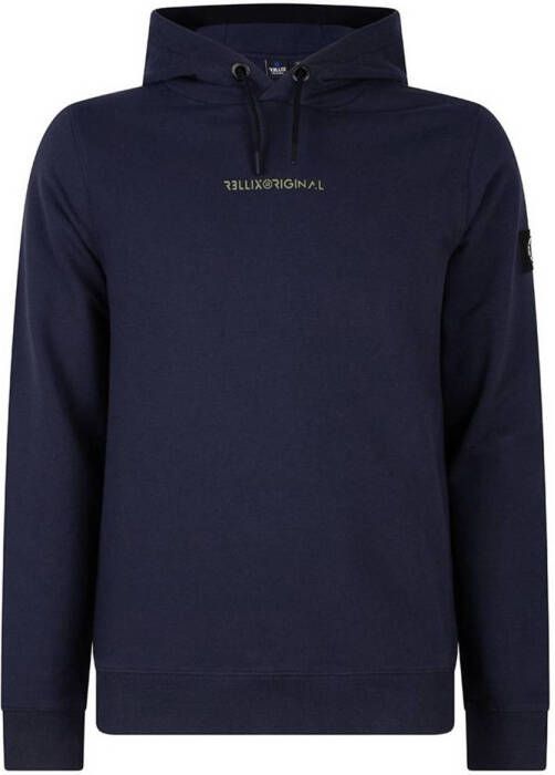 Rellix hoodie met logo blauw