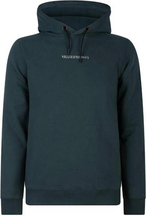 Rellix hoodie met logo donkergroen