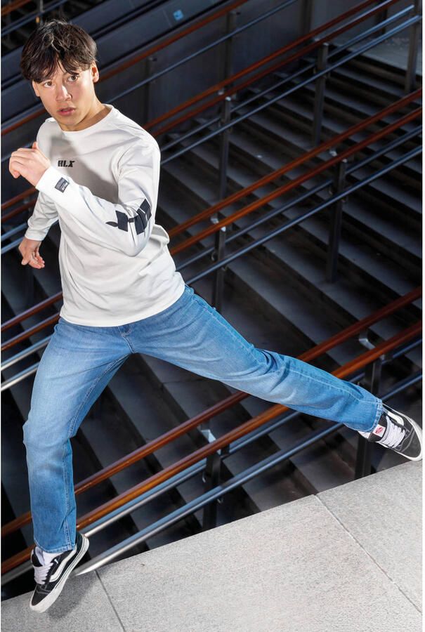 RELLIX Jongens Jeans Straight Fit Jeans Lichtblauw - Foto 6