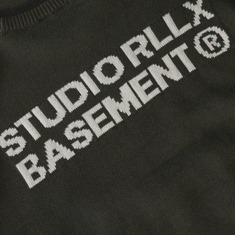 RELLIX Jongens Truien & Vesten Loose Fit Knitwear Backprint Donkergroen - Foto 4