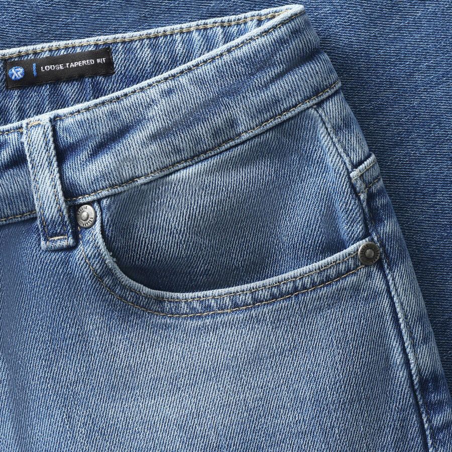 Rellix loose fit jeans baggy jeans medium blue denim - Foto 2