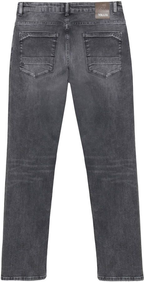 RELLIX Jongens Jeans Straight Wide Fit Jeans Donkergrijs - Foto 2