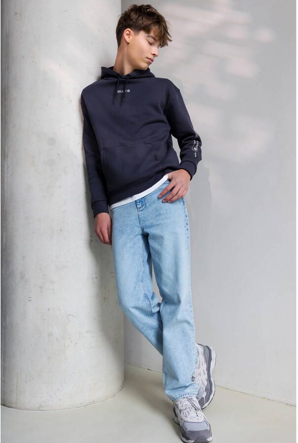 RELLIX Jongens Jeans Straight Wide Fit Jeans Lichtblauw - Foto 4